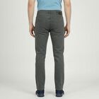 Men's Grey Slim Fit Solid Jeans, Light Grey, small