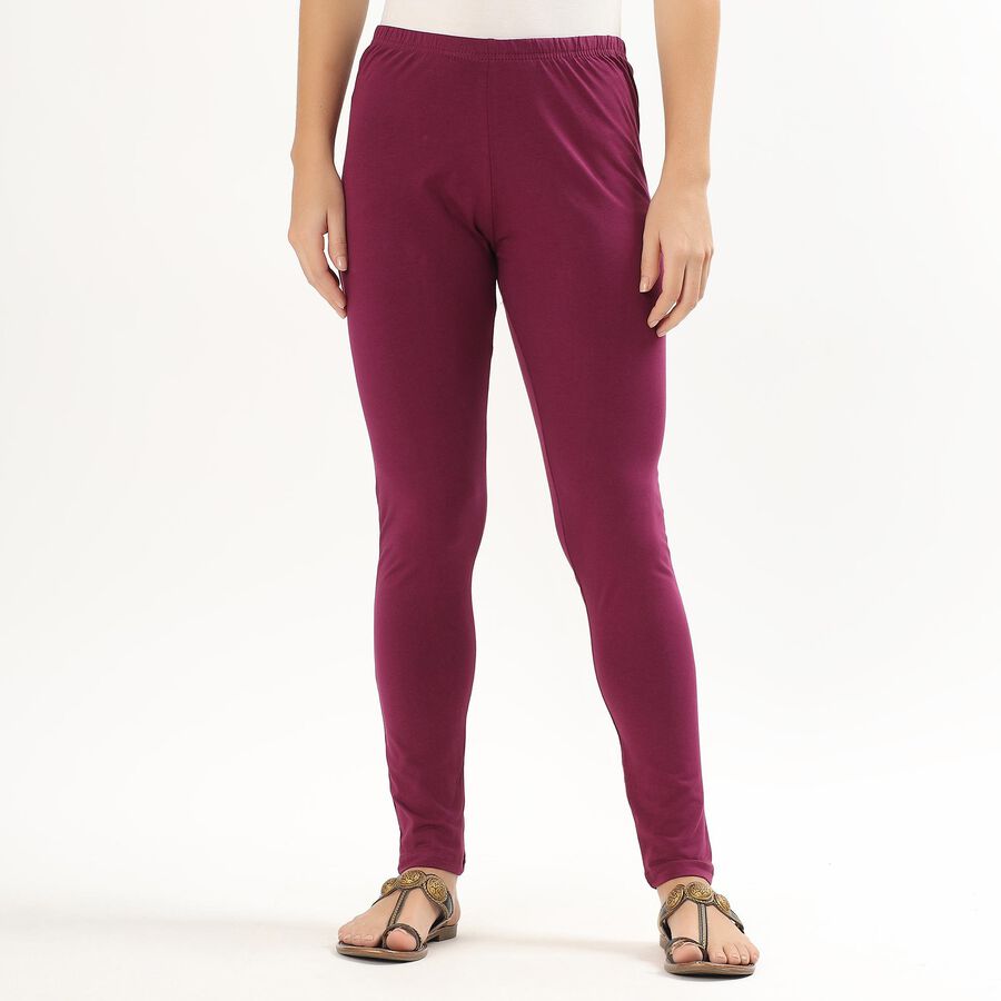Ladies' Churidar, Wine, large image number null