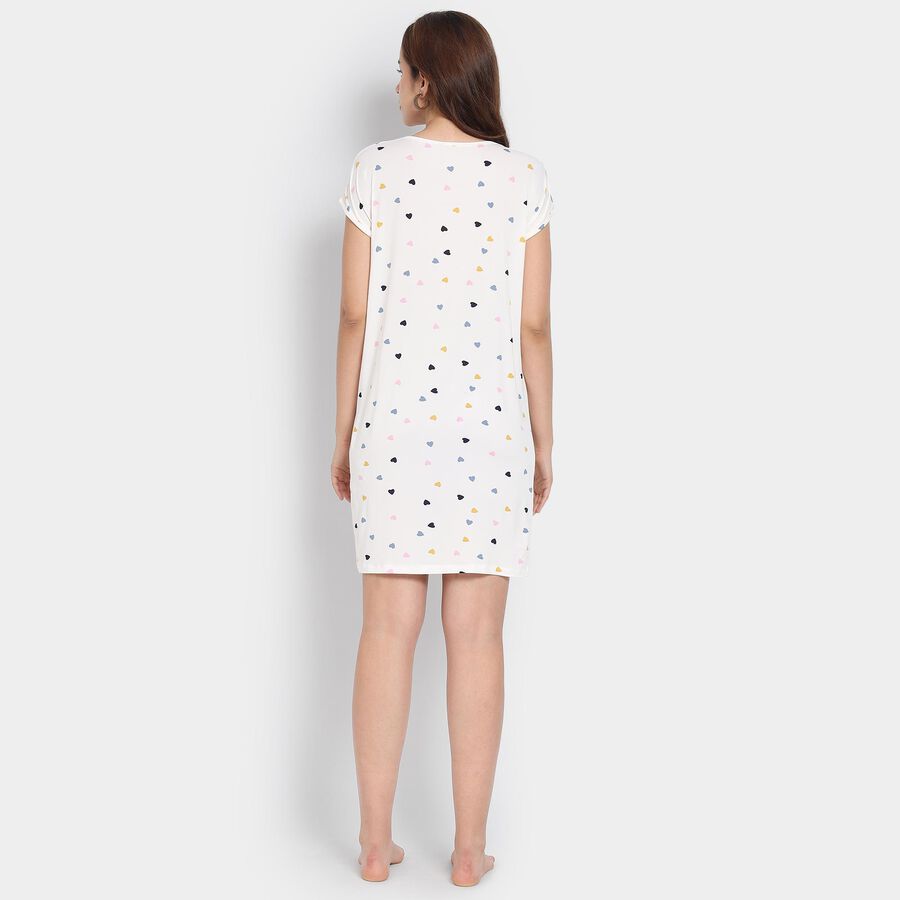 Ladies' Nighty, सफ़ेद, large image number null