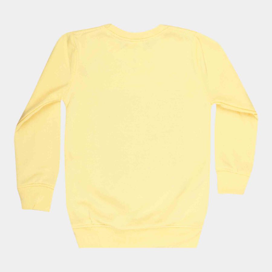 Boys Printed Sweatshirt, Yellow, large image number null