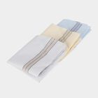 Men's Aqua Striped Pack of 3 Handkerchief, Aqua, small