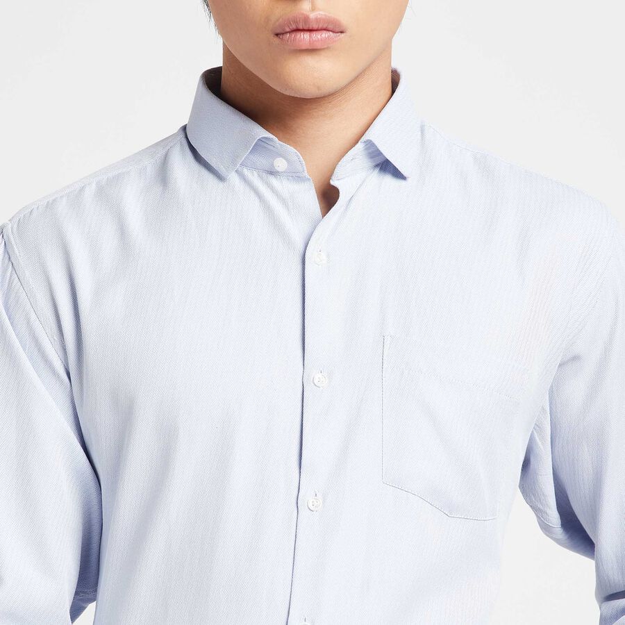 Solid Formal Shirt, Light Blue, large image number null