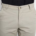 Solid Slim Fit Trousers, Beige, small image number null