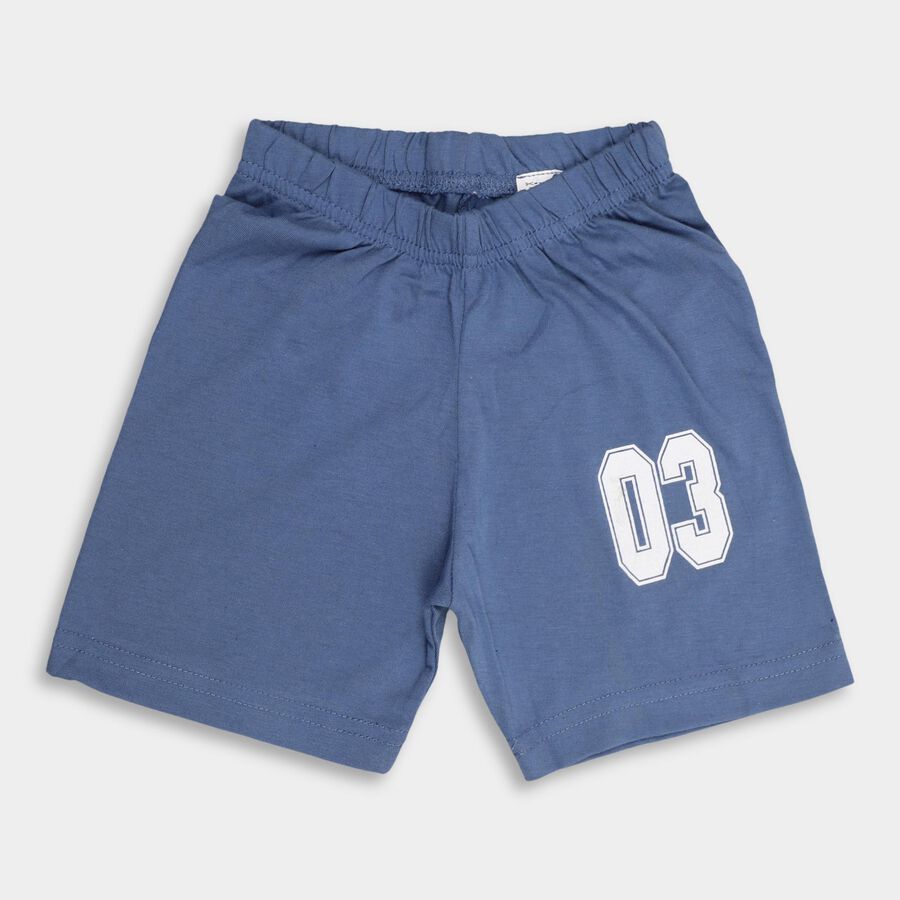 Boys' Bermudas , मध्यम नीला, large image number null