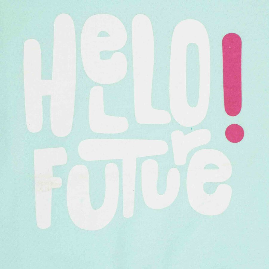 Girls Regular Round Neck Sweatshirt, Light Green, large image number null
