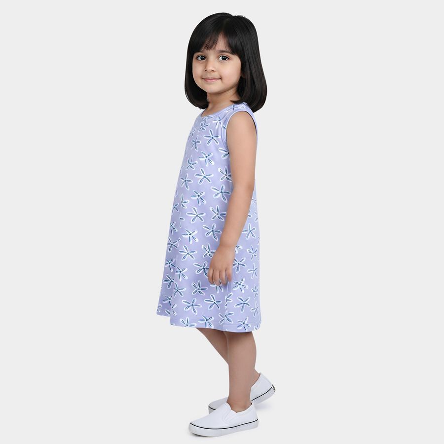 Girls' Frock, Light Blue, large