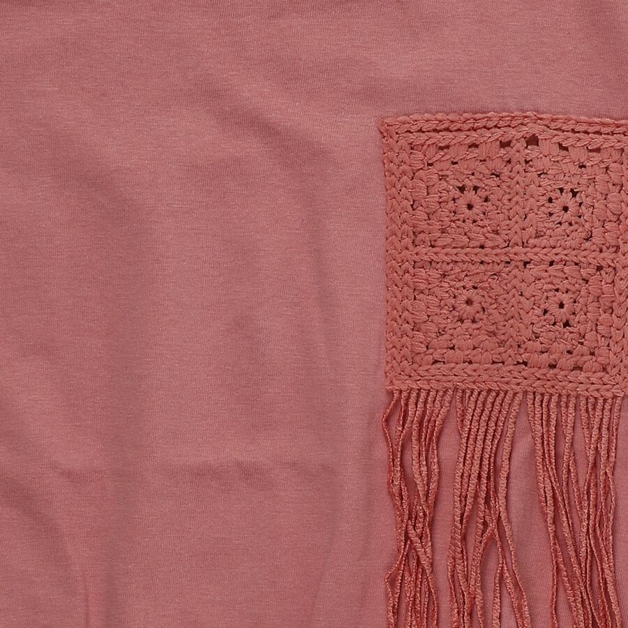 Girls' T-Shirt, हल्का गुलाबी, large