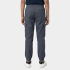 Boys Blue Cotton Regular Fit Trousers, हल्का नीला, small