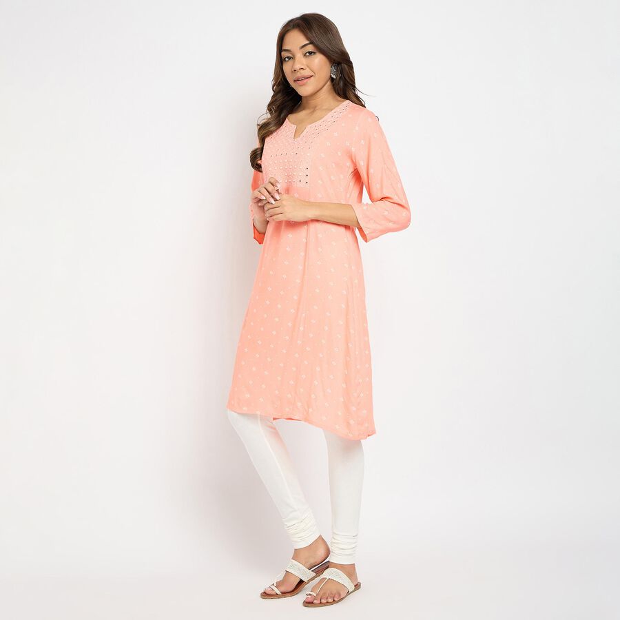 Ladies' Kurta, Peach, large image number null