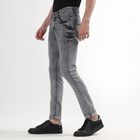 Men's Denim Skinny Jeans, Light Grey, small image number null