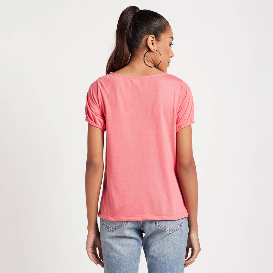 Embellished Top, Coral, large image number null