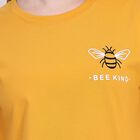 Ladies' Round Neck T-Shirt, मस्टर्ड, small image number null