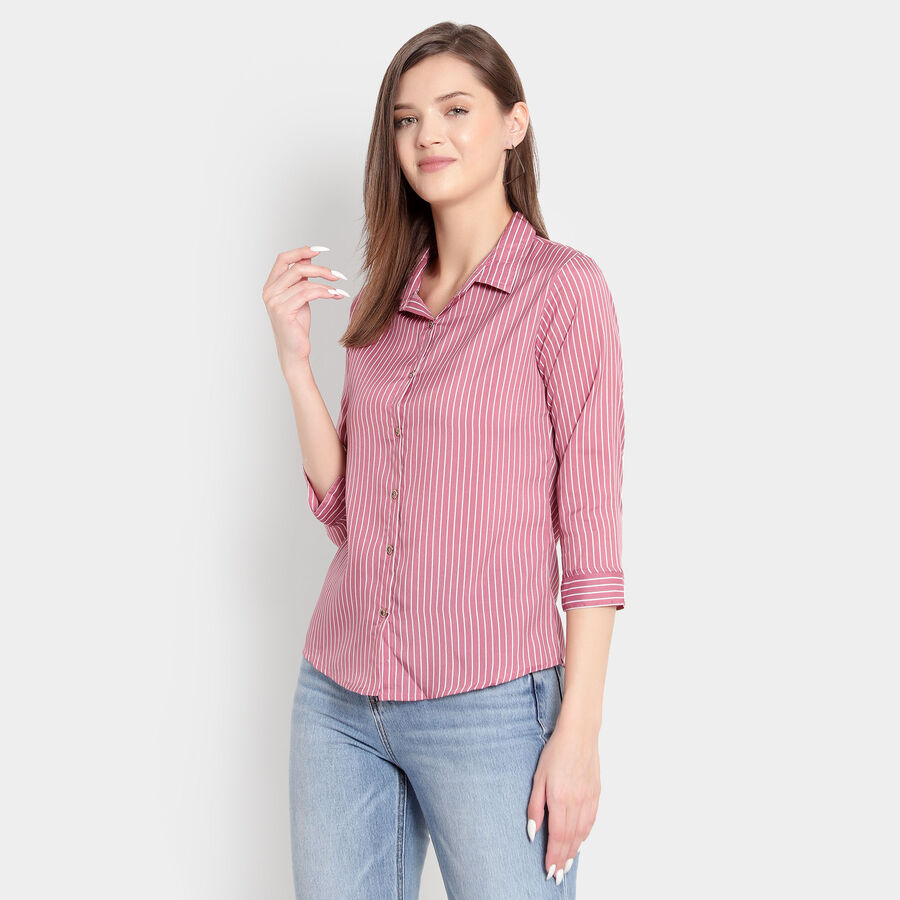 Stripes Shirt, Purple, large image number null