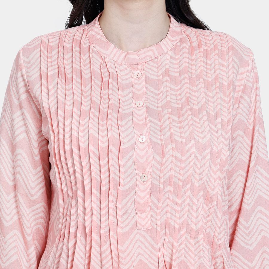 Ladies' Kurta, हल्का गुलाबी, large image number null