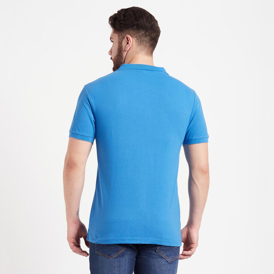 Solid Polo Shirt, Light Blue, large image number null