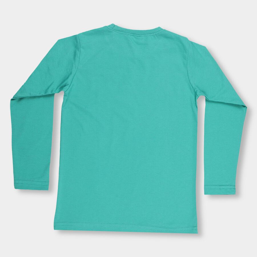 Boys' T-Shirt , गहरा हरा, large image number null