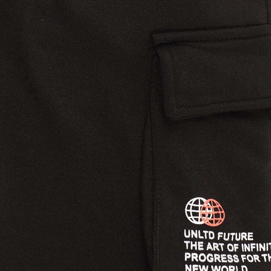 Boys' Winter Pyjama, Black, large image number null