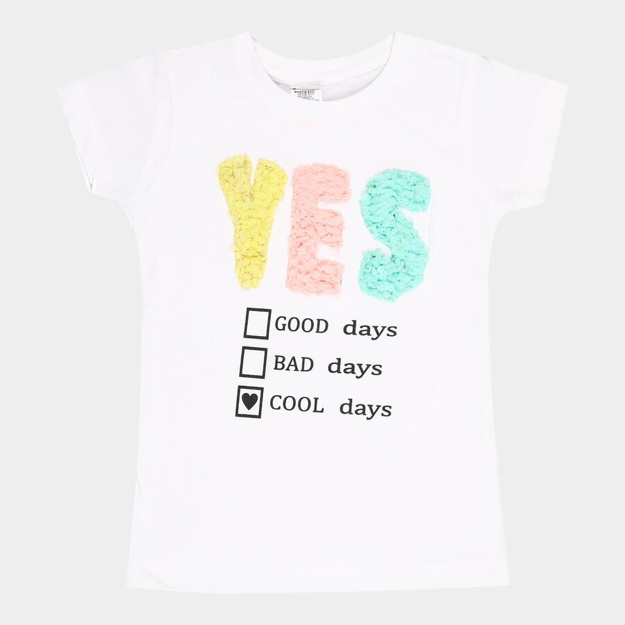 Girls T-Shirt, Off White, large image number null