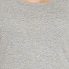 Solid Cotton Slips, Melange Light Grey, small image number null