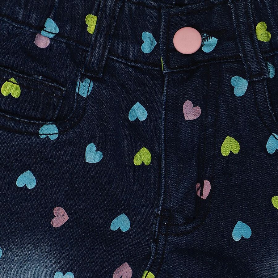 Girls' Capri, Dark Blue, large