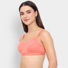 Ladies' 100% Cotton Bra , Pink, small image number null