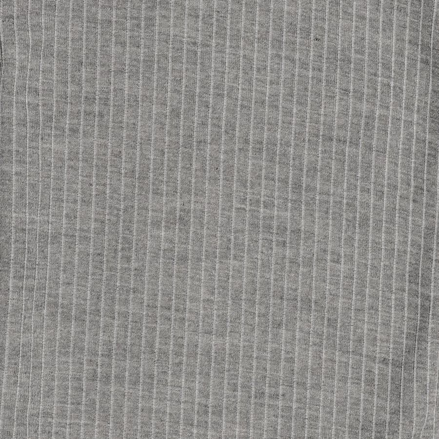 Girls Muted Grey Round Neck Thermal, Melange Mid Grey, large image number null