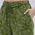 Women's Muted Olive Green Paisley Printed Ethnic Set, Light Green, small