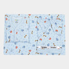 Infants Printed Cotton Baby Gift Set, Light Blue, small image number null