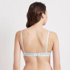 Printed Non-Padded Bra, Light Blue, small image number null