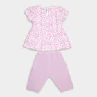 Infants' 100% Cotton Capri Set , White, small image number null
