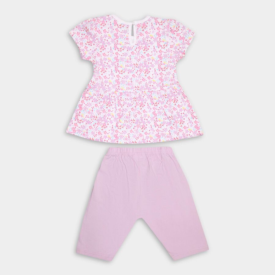 Infants' 100% Cotton Capri Set , White, large image number null