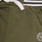 Infants' Olive Jogger Fit Rib Waist Pyjama, ओलिव, small image number null