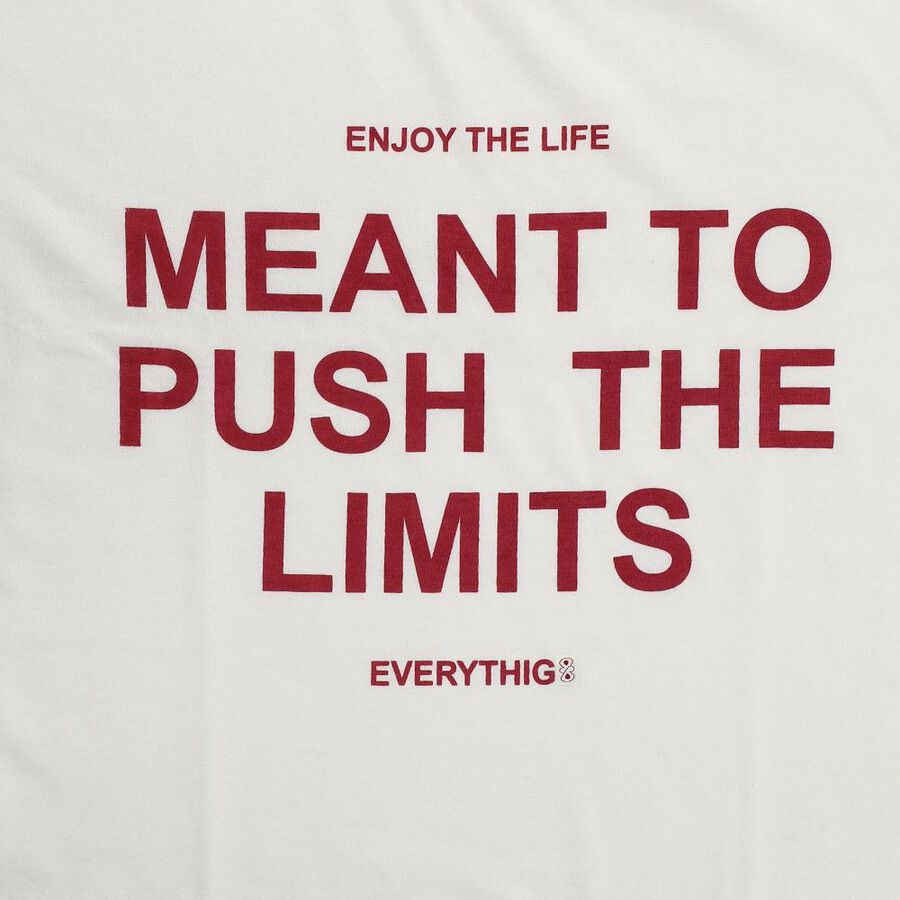 Boys' Half Sleeves T-Shirt, Off White, large