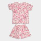 Infant Girls' 100% Cotton Short Set , गुलाबी, small image number null