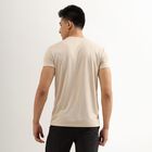 Men's Light Beige Crew Neck Drifit Tee Shirt, Beige, small image number null
