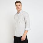 Men's Cotton Casual Shirt, Light Grey, small image number null