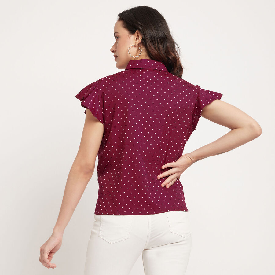 All Over Print Shirt, बैंगनी, large image number null