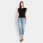 Solid Cropped Top, Black, small image number null
