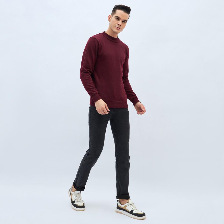 Men's Pullover, वाइन, large image number null