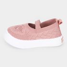 Girls' Pink Slip-On Casual Shoes, पीच, small