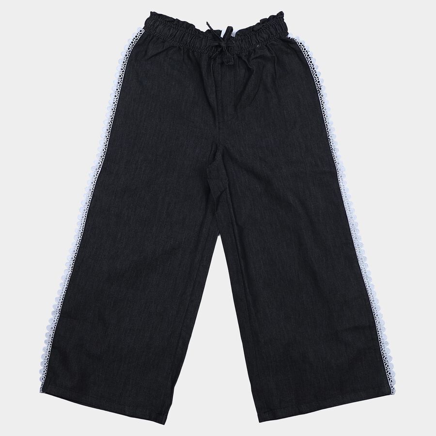 Girls' Jeans, Black, large