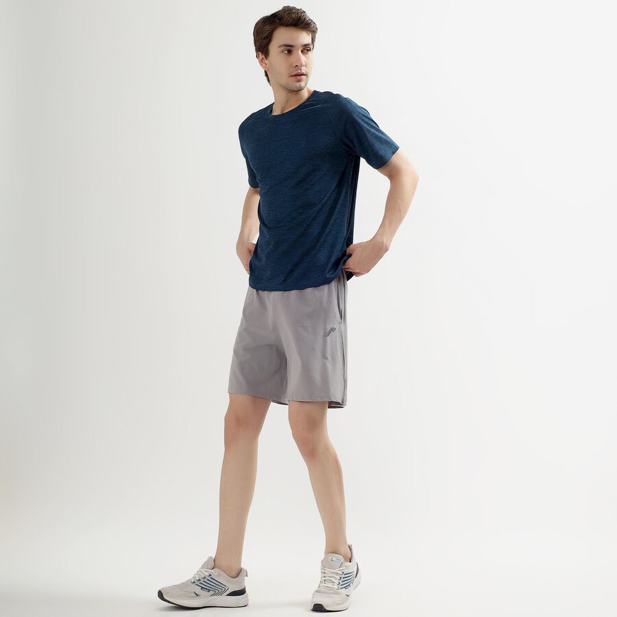 Men's Light Gray Regular Fit Active Bermuda Shorts, Light Grey, large image number null