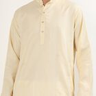 Men's Kurta Pyjama, गहरा पीला, small image number null