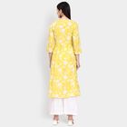 Ladies' 100% Cotton Kurta , Yellow, small image number null