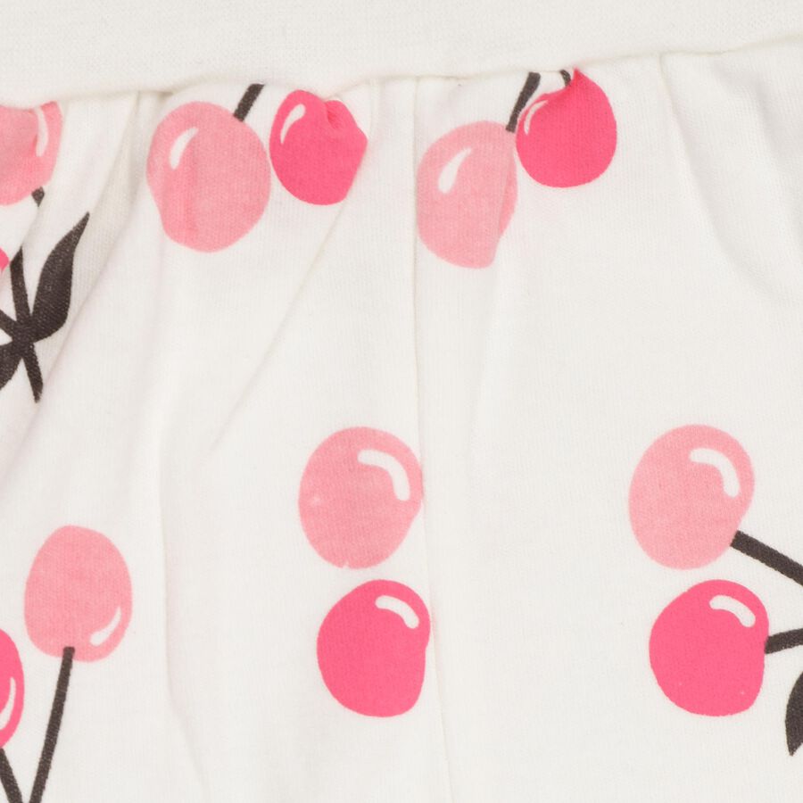 Infants' 100% Cotton Pyjama, Off White, large image number null