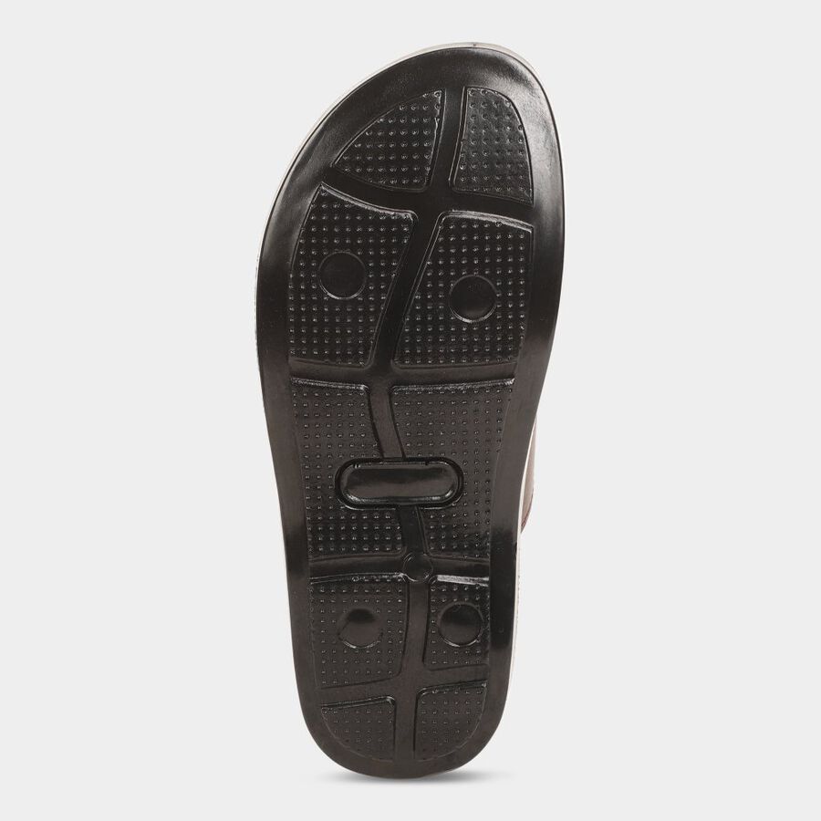 Mens Floater Sandals, Brown, large image number null