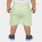 Infants' Light Green Cotton Printed Half Pant, हल्का हरा, small