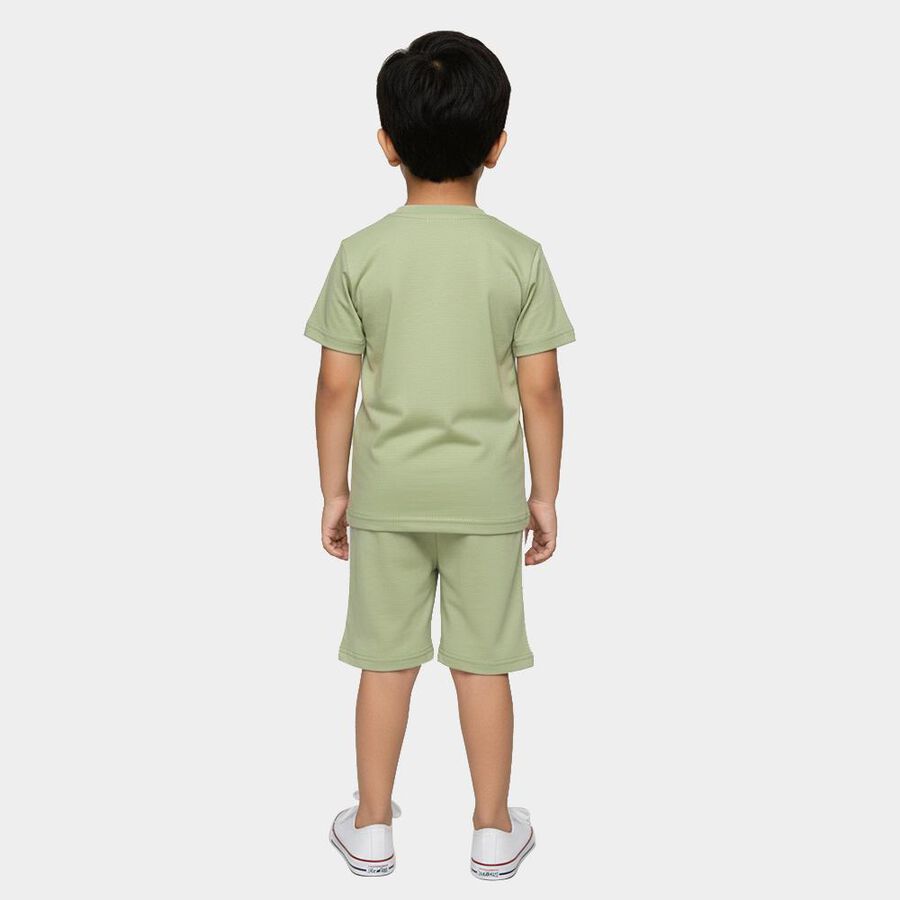 Boys' Knit Baba Suit, Light Green, large