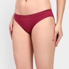Ladies' 100% Cotton Panty, Wine, small image number null