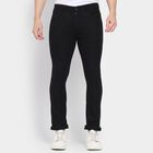 Men's Skinny Jeans, काला, small